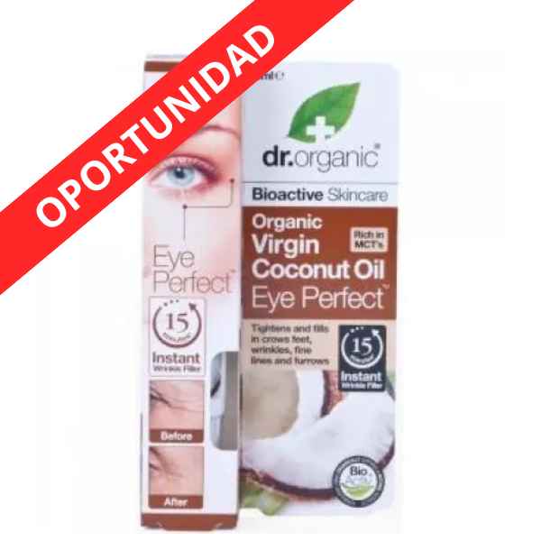 Dr.Organic Aceite Coco Contorno Ojos 15Ml