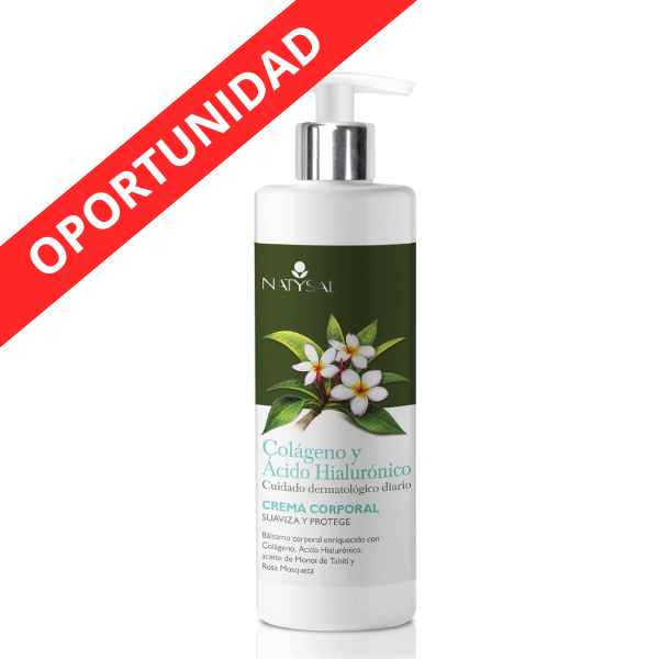 Crema Corporal Colageno Y Acido Hialuronico 300 Ml.