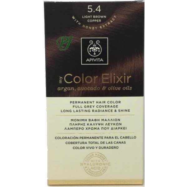 Tinte Mce. 5.4 Castaño Claro Cobre - Apivita