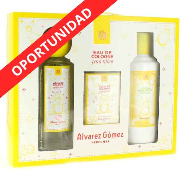Caja Estuche Niños Colonia +Toallita +Locion Hidratante - Alvarez Gomez