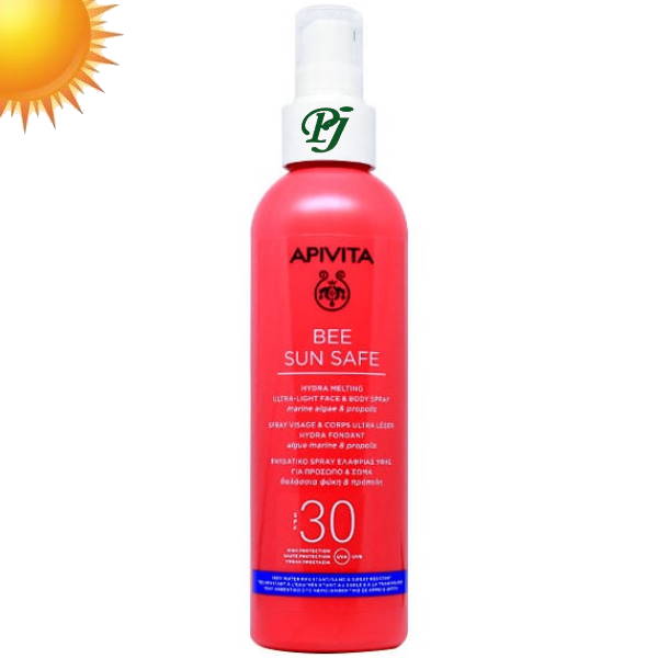 Spray Solar Spf30 Cara Y Cuerpo 200Ml - Apivita