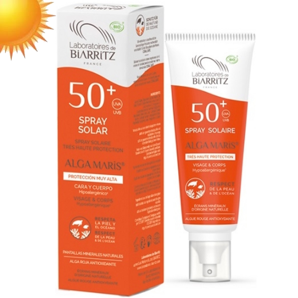 Spray Solar Spf50 Cara Y Cuerpo 150 Ml. - Biarritz