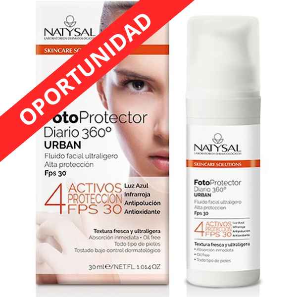 Fotoprotector Diario 360º Urban 30 Ml. - Natysal