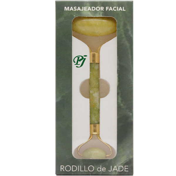 Masajeador Facial Piedra Jade 2 Rodillos - Sys