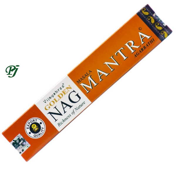Incienso Golden Nag Mantra Barritas - Vijayshree