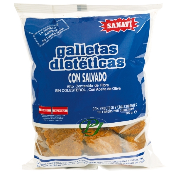 Galletas Dieteticas De Salvado 300 Gr. - Sanavi