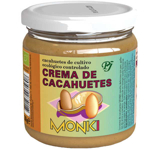 Crema De Cacahuetes Con Sal 330 Gr. Bio - Monki