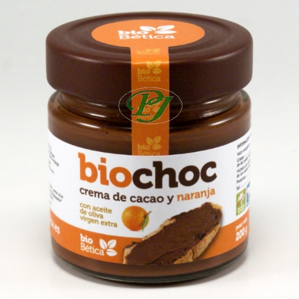 Crema Cacao + Naranja  200Gr Biochoc - Biobetica