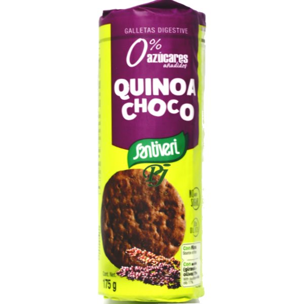 Galletas Digestive Quinoa-Choco 175Gr - Santiveri
