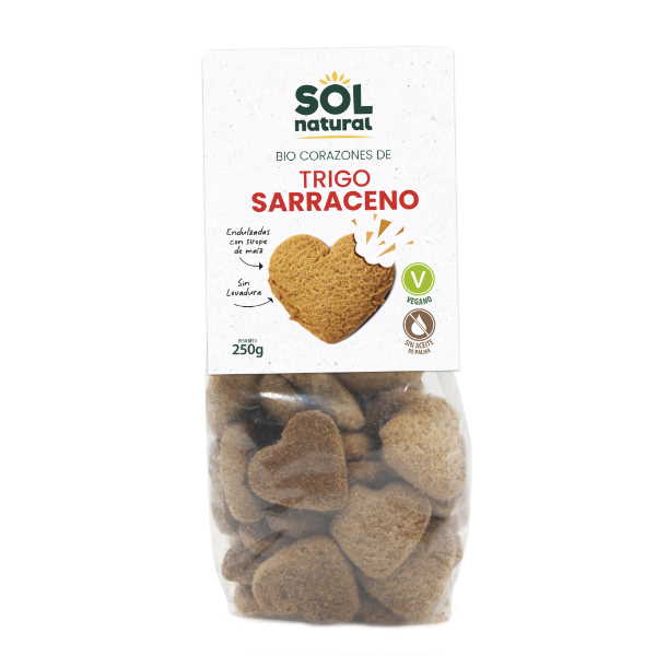 Corazones De Trigo Sarraceno 250Gr - Solnatural