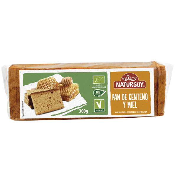 Pan De Centeno Y Miel 300 Gr. - Natursoy