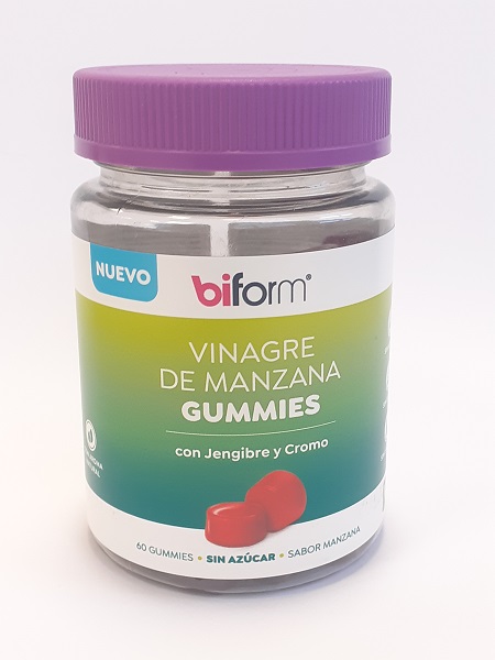 Biform Vinagre Manzana 60 Gummies - Dielisa