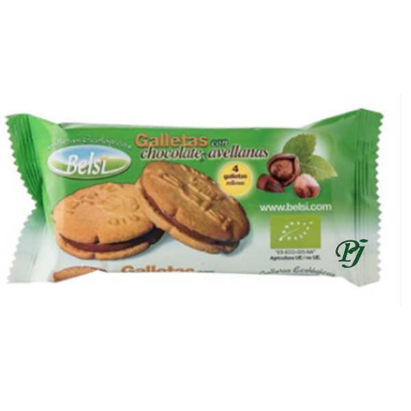 Galletas De Chocolate Y Avellanas Eco 70Gr - Belsi