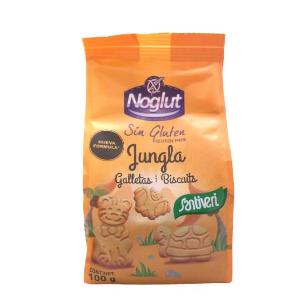 Galletas Dinos Jungla 100Gr Noglut - Santiveri