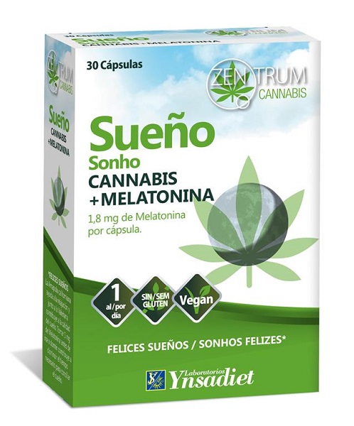 Sueño Con Cannabis+Melatonina 30 Caps. Zentrum