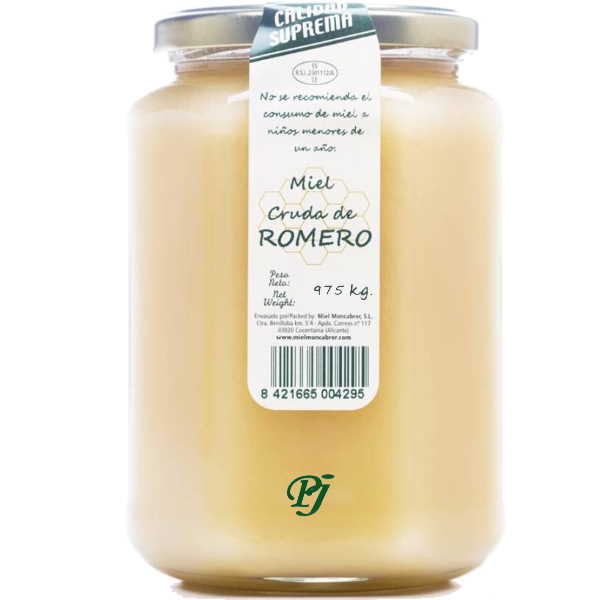 Miel Cruda Romero 975Gr - Moncabrer