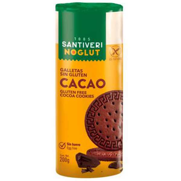 Galletas Digestive Cacao 200Gr Noglut - Santiveri