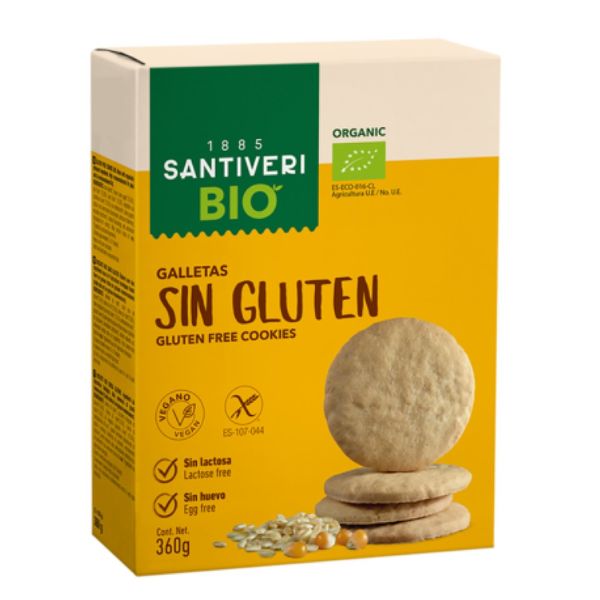 Galletas Digestive Sin Gluten Bio 360Gr - Santiveri