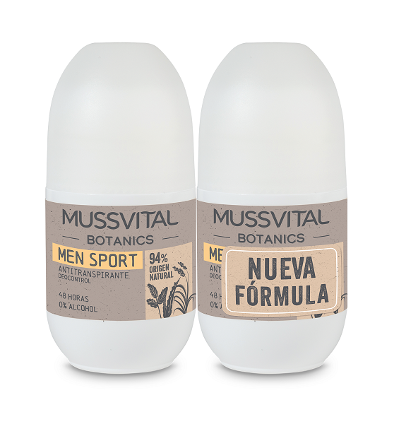 Mussvital Botanics Desodorante Men Roll-On Pack