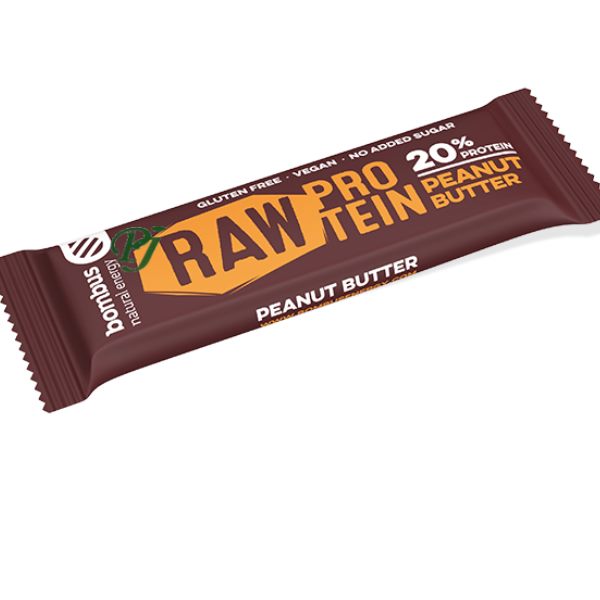 Barrita Raw Protein Crema Cacahuete 50 Gr - Bombus