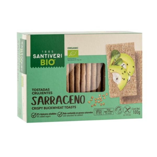 Naturalia Tostadas Ligeras Trigo Sarraceno 100Gr - Santiveri