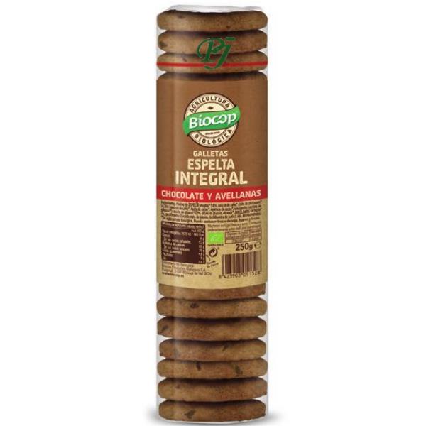 Galletas Espelta Inte G.al Chocolate Y Avellanas 250 G. - Biocop