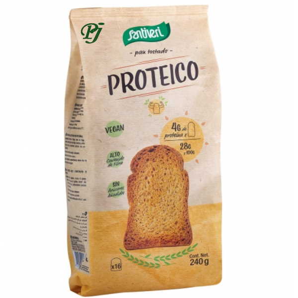 Pan Tostado Proteico 240Gr - Santiveri