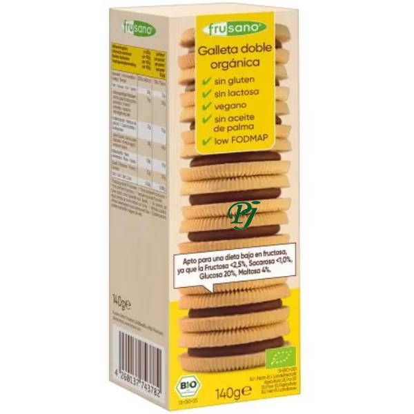 Galleta Doble Organica Sin Gluten 140Gr - Frusano