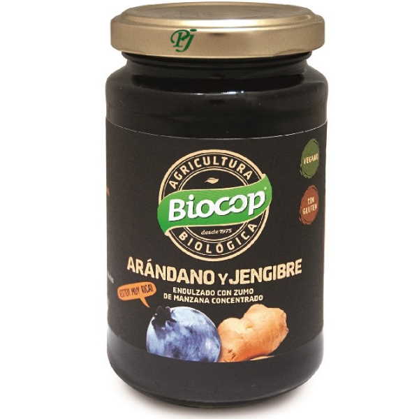 Compota De Arandanos Y Jengibre 265 G. - Biocop