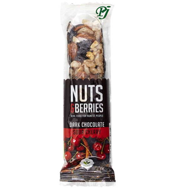 Barrita Chocolate Negro Cereza 40 G. - Biocop