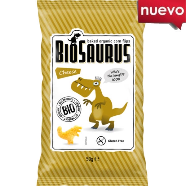 Snack Biosaurus Queso Bio 50Gr - Solnatural