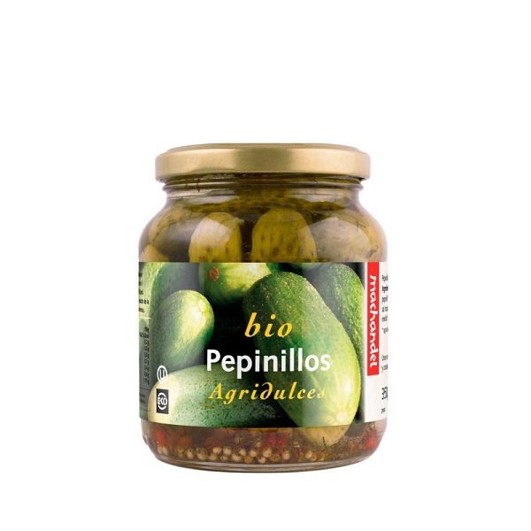 Pepinillos Agridulces Bio 350 Gr Machandel