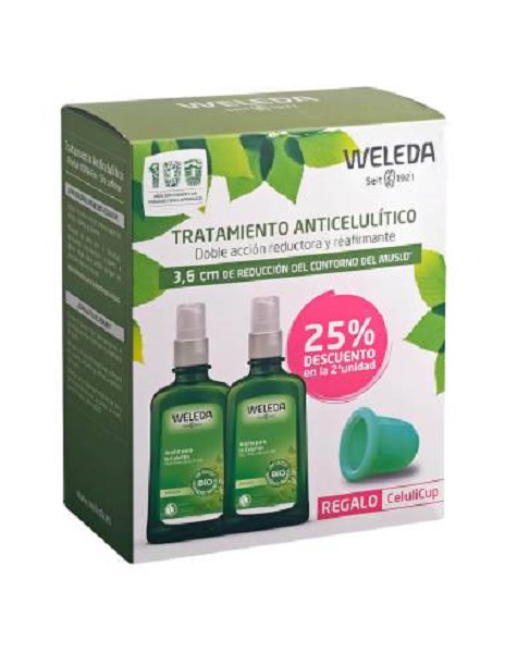 Aceite Anticelulítico 2 Unidades 25% + Regalo -Weleda