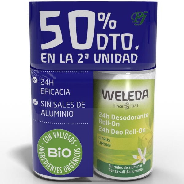 Duplo Roll On Citrus Limon 2X50Ml - Weleda