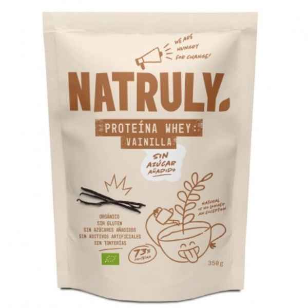 Proteina Whey Vainilla Bio 350 Gr. Sin Gluten - Natruly