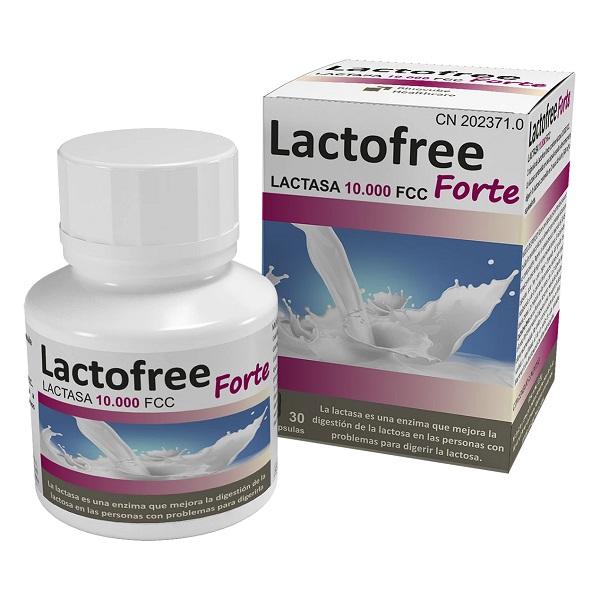 Lactofree Forte 30 Capsulas Lactasa 10.000 Fcc