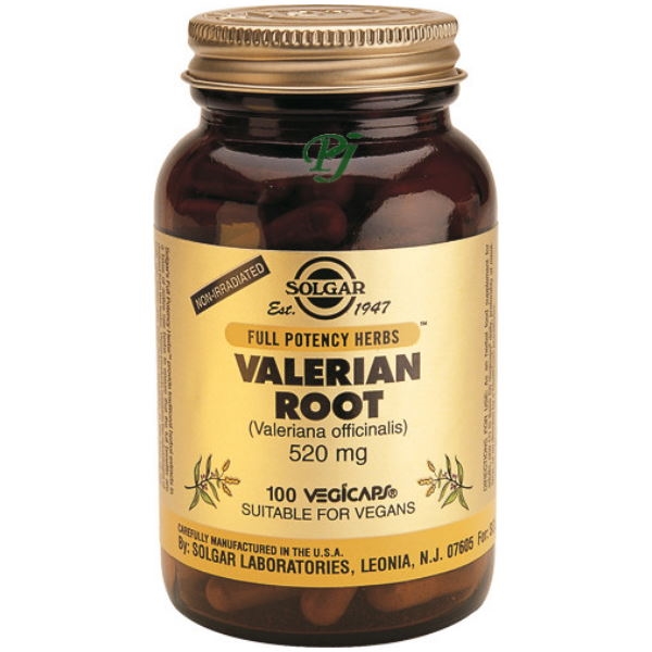 Valeriana 520Mg 100 Capsulas - Solgar