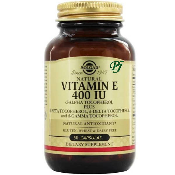 Vitamina E 400Ui 268Mg 50 Capsulas Aceite - Solgar