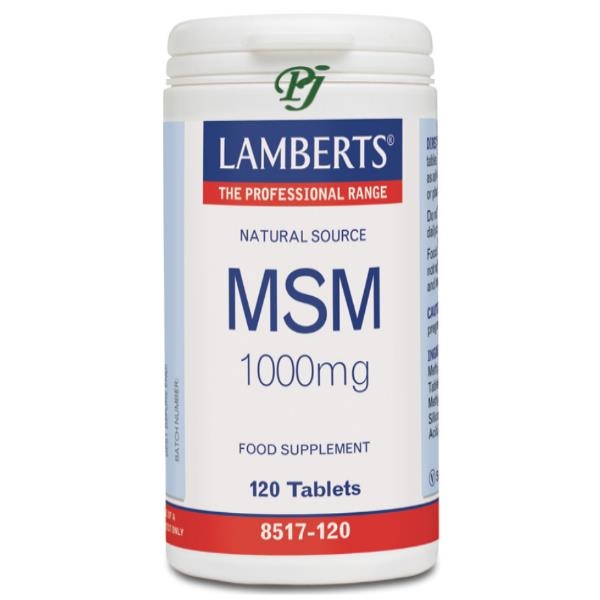 Msm 1000Mg 120 Cápsulas 8517 - Lamberts