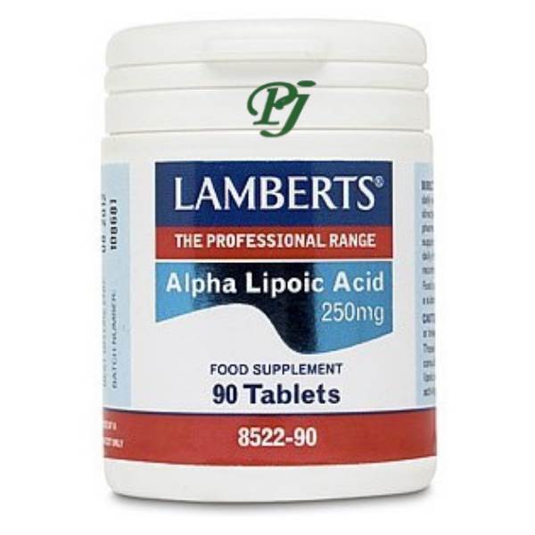 Acido Alfa Lipoico 90 Tabletas 250Mg - Lamberts