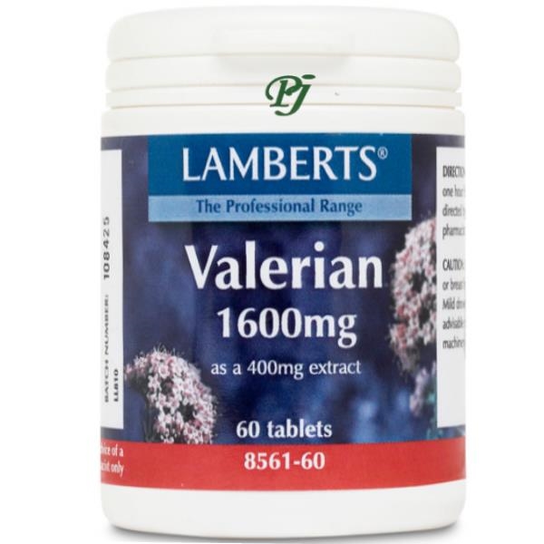 Valeriana 1600Mg 60 Tabletas (8561) - Lamberts