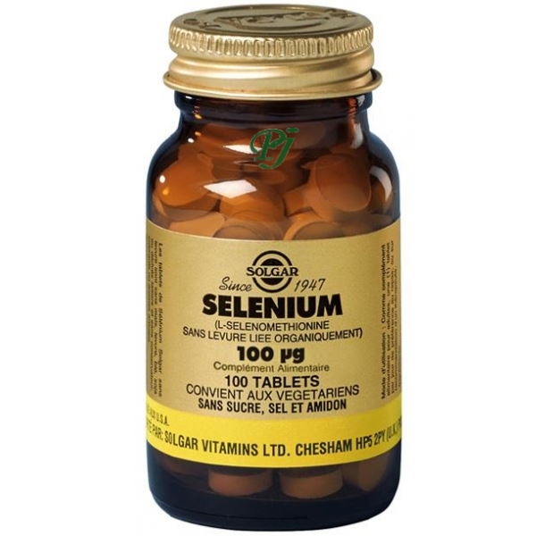 Selenio 100Mcg 100 Comprimidos - Solgar