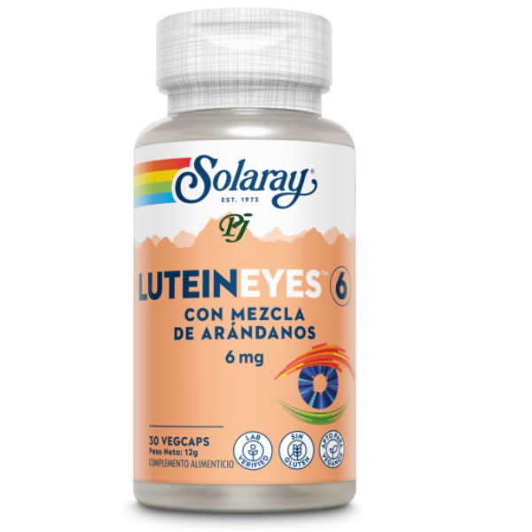 Lutein Eyes 30 Vegcápsulas 6 Mg. - Solaray