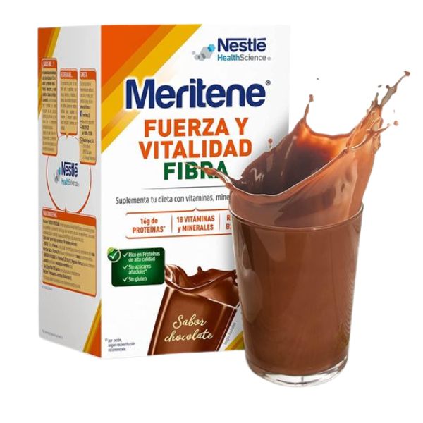 Meritene Batido Fibra Chocolate 14Sob.
