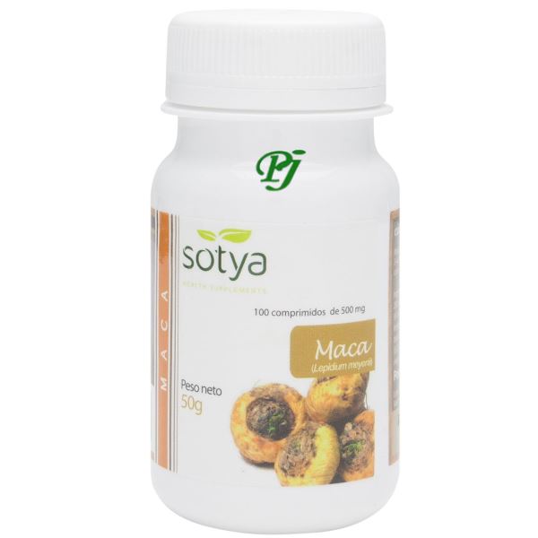 Maca 100 Capsulas 600Mg - Sotya
