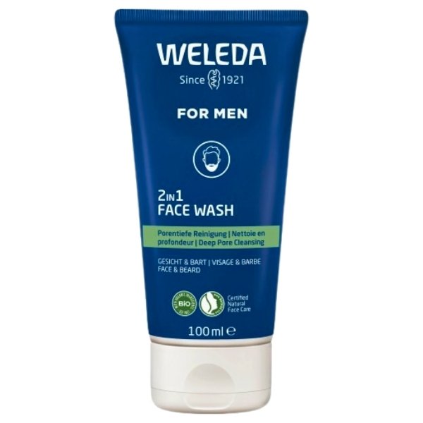 Gel Limpiador 2 En 1 Rostro Y Barba 30 Ml- Weleda