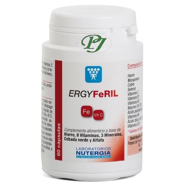 Ergyferil 60 Capsulas - Nutergia