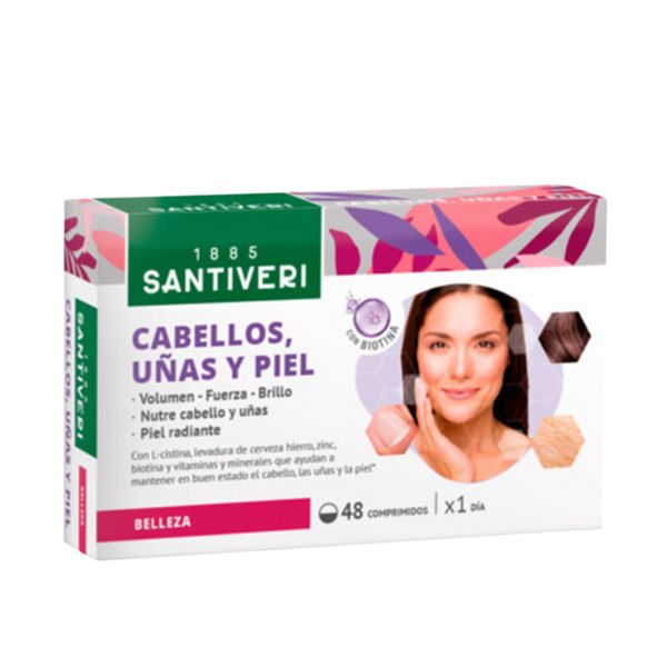 Multivigor Cabellos Uñas Y Piel Con Biotina 48 Comprimidos - Santiveri