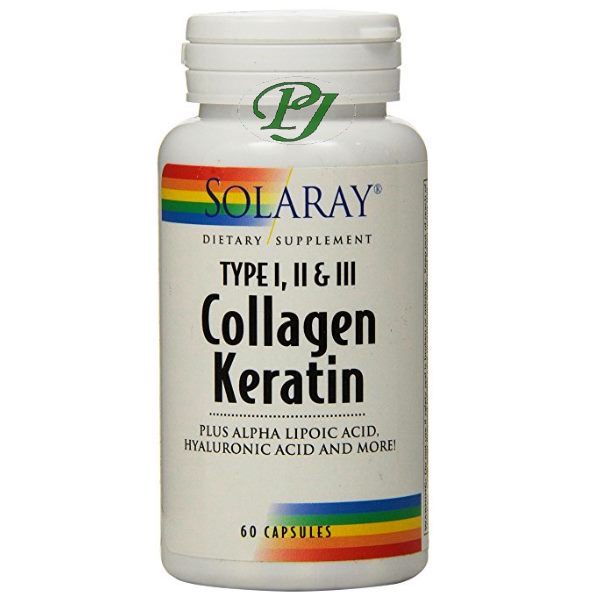 Collagen Keratin 60 Cápsulas - Solaray