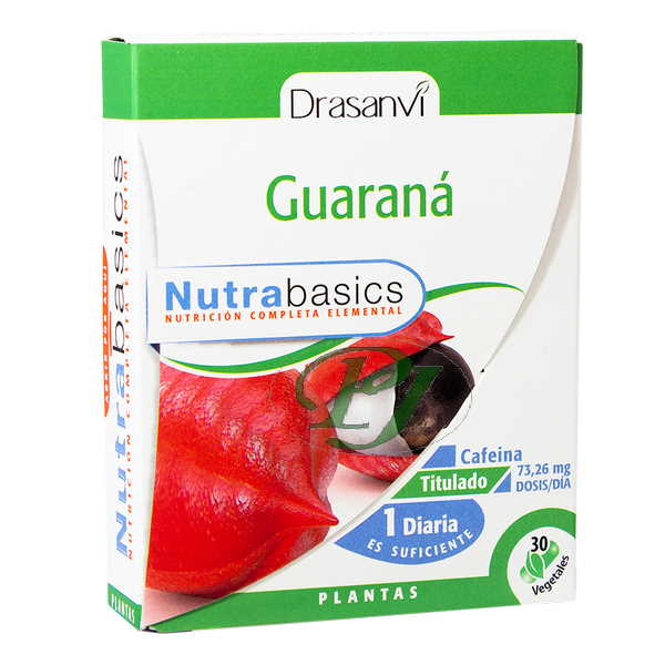 Guarana 30 Capsulas Vegetales - Drasanvi